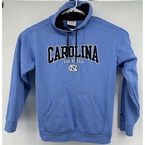 Champion North Carolina Tarheels Long Sleeve Hoodie Pullover Blue Medium